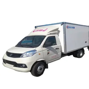 FOTON V2 4x2 Mini 1 toneladas 2 toneladas 3 toneladas de caminhão furgão refrigerado móvel para logística refrigerada na cidade para venda
