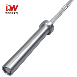 Cạnh Tranh Barbell bán buôn thép chất lượng cao olimpica 15kg tạ Thanh cho phụ nữ - Product Image 2