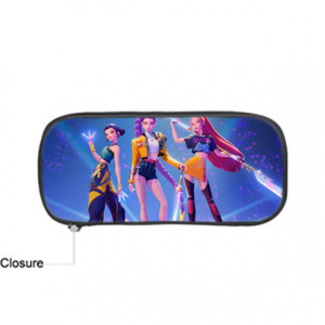 Bolsa de lápices suave con estampado de cazador de brujas Kpop, bolsa de almacenamiento de papelería para estudiantes - Product Image 6