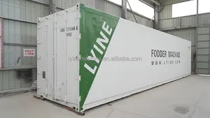 Lyine Hydroponic Fodder System Container For Farm Hydroponic Growing Systems Fodder