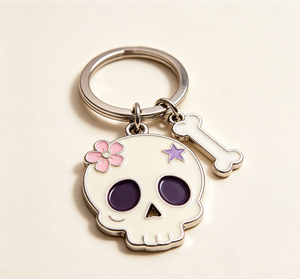 Custom Kawaii Cat Keychain Zinc Alloy Soft Enamel Digital Printing Metal <b>Key</b> <b>Ring</b> for Gift and <b>Bag</b> - Product Image 4