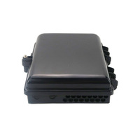 Meilleur Prix Hondao HD-208 Boîtier de Distribution Fibre Optique Extérieur 16 Cœurs ODP 1:16 Noir FTTH avec Garantie 1 An