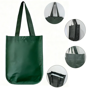 Commercio all'ingrosso personalizzato riutilizzabile Non tessuto borse Tote PP laminato per uso promozionale - Product Image 2