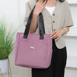 New <b>Nylon</b> Vintage Bohemian Lady Mommy Bag Large Capacity Oxford <b>Tote</b> Handbag Fashion Women Single Shoulder Bags Wholesale Supply - Product Image 5