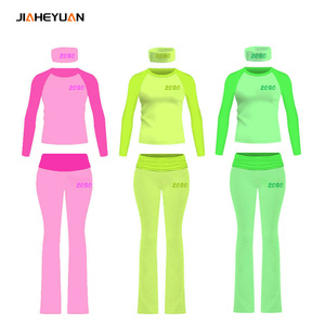 Chất Lượng Cao Thiết Kế Quần Áo Phụ Nữ Loungewear Thiết Lập Tùy Chỉnh Màu Sắc Khối Hàng Đầu Với Quần loe 3 Mảnh Phụ Nữ Quần Áo - Product Image 3