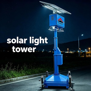 Tour d'éclairage <span class=keywords><strong>solaire</strong></span> <span class=keywords><strong>autonome</strong></span> de type bloc, panneaux solaires portables, boîte de projecteur pour l'éclairage routier nocturne - Product Image 6