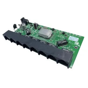 4 5 6 8 16 24 Ports Factory OEM 100/1000M Ethernet Hub Switch Module Gigabit PoE Switch PCB Board