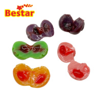 BESTAR Bonbons Gélifiés en Forme de Boule de Fruits Mélangés, Bonbons Gélifiés Personnalisés Remplis de Confiture, Bonbons Gélifiés en Forme d'Œil avec Sauce Fruitée à l'Intérieur, Confiserie Gélifiée