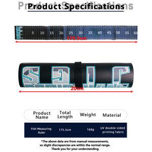 Regla de Medición de Señuelos Portátil y Compacta de 60 Pulgadas, Herramienta de Pesca de PVC Impermeable - Product Image 3