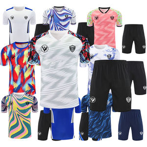 Fußball-Trainingsanzug Fußballtrikots 2-teilig Schnelltrocknend Atmungsaktiv 100% Polyester Unisex Erwachsene Fußballtraining Kurzarm - Product Image 3