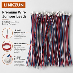 Kabel Harness LED Vacuum Cleaner UL1061 26AWG, Kabel Listrik Berisolasi PVC 2-Pin Khusus untuk Peralatan Rumah Tangga dan Elektronik - Product Image 2