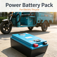 Paket Baterai Lithium Iron Phosphate Smart BMS 3000 Siklus UN38.3 CE Untuk Sepeda Motor Listrik Roda Tiga Garansi 2 Tahun