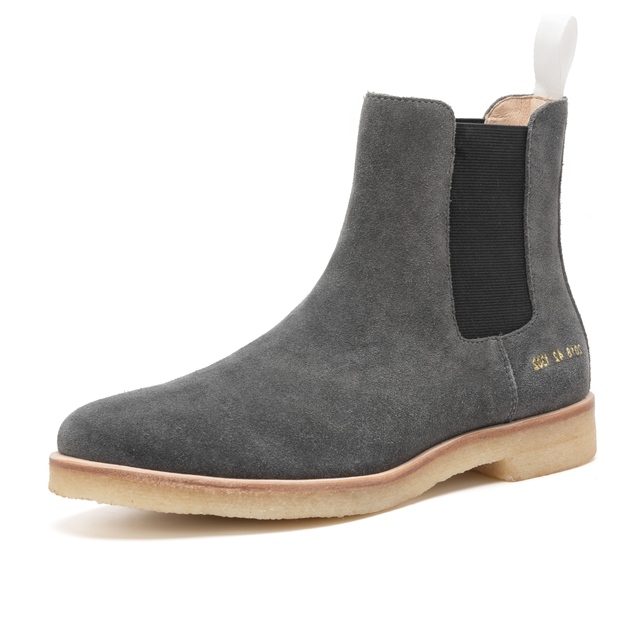 New Arrival Men's Genuine Leather Chelsea Boots Luxury Autumn Lace-up Waterproof Breathable Handmade Ankle Height Boot Factory