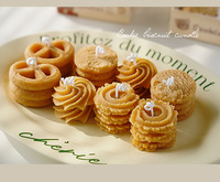 Ensemble de 4 bougies parfumées en forme de biscuits, bougies d'aromathérapie créatives pour la décoration de la maison, cadeaux de Diwali, bougies en cire de soja