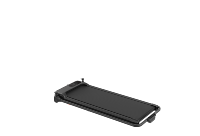 Tapis de course électrique silencieux à profil bas, pliable avec accoudoirs, pour usage résidentiel, équipement de fitness compact