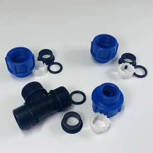 Raccords de tuyauterie en PP de qualité alimentaire, connexion femelle PN10/PN16, surface lisse, noir, non toxique, résistant à la corrosion, <span class=keywords><strong>eau</strong></span> <span class=keywords><strong>potable</strong></span>, alimentation - Product Image 2