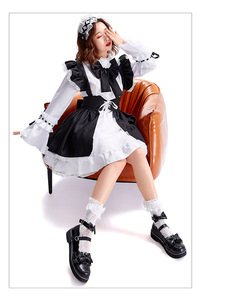 Verano japonés Lolita Vintage vestido Lolita encantadora chica viento lindo hongo encaje vestido de manga corta vestido lindo - Product Image 3