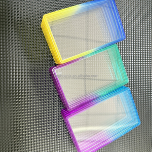 Plaque de protection arrière en TPU à paillettes dégradées 35pt pour cartes gradées, avec plaque en acrylique transparente pour PSA Slab - Product Image 4