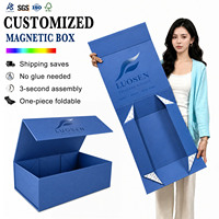 Boîte pliable magnétique personnalisée pour gadgets numériques, électronique grand public, emballage cadeau haut de gamme, boîte magnétique
