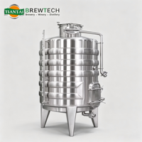 Fermenteur à vin ouvert de 1500 L avec isolation thermique pour la production commerciale de vin de raisin