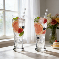 Verre à bière personnalisé Pint – Design minimaliste européen classique, grande capacité, réutilisable et durable pour les fêtes