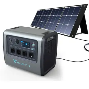 Batería de iones de litio portátil, generador de energía Solar con Bluetooth, AC200 EB200, 2000w/3000W, 110V/220V