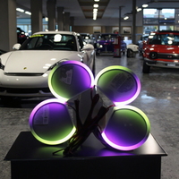 Anneaux halo LED RGBW Chasing Cotton Angel Eyes pour BMW E36 E46