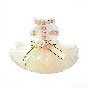Robe florale pour chien, jupe en polyester, mignonne, toutes saisons, petite et moyenne taille - Product Image 5