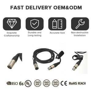 Rangkaian Kabel PCB Kustom dengan Konektor Adaptor Berinsulasi PET/PVC Model XLR untuk Kabel Mikrofon Audio Elektronik - Product Image 4