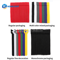 Attaches-câbles réutilisables auto-agrippants ODM OEM de 8 pouces en nylon multicolore pour la gestion et l'organisation des câbles