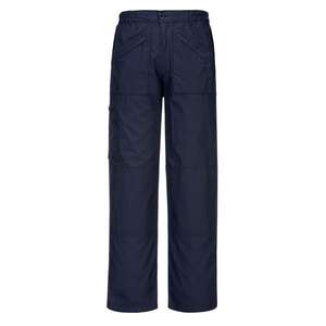 PORTWEST - S787NARS Classic Action <b>navy</b> blue <b>trouser</b> with texpel finish - EAN 5036108138692 <b>WORK</b> <b>TROUSERS</b> CARGO <b>WORK</b> <b>TROUSERS</b> - Product Image 1