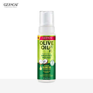 <span class=keywords><strong>Mousse</strong></span> <span class=keywords><strong>coiffante</strong></span> pour cheveux à l'huile d'<span class=keywords><strong>olive</strong></span> et de noix de coco, spray fixant fortifiant pour boucles, réduit la sécheresse et les frisottis - Product Image 6