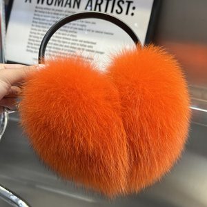 ที่ปิด<span class=keywords><strong>หู</strong></span>ขนสุนัขจิ้งจอกแท้สุดหรูสำหรับผู้หญิง ฤดูหนาว ปี 2024 อุ่นสบายสำหรับสาวๆ  ที่ปิด<span class=keywords><strong>หู</strong></span>ขนสุนัขจิ้งจอกแท้แบบพับได้ พร้อมช่องใส่<span class=keywords><strong>หู</strong></span><span class=keywords><strong>ฟัง</strong></span> - Product Image 3