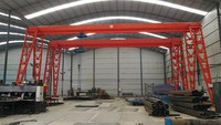 Mini-grue portique monopoutre intérieure avec palan électrique à câble ou palan à chaîne, capacité 500 kg - 3 tonnes, moteur et boîte de vitesses, CE ISO