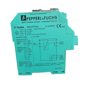 Pep-Perl Fu-chs KFD2-STC5-Ex2, Catu Daya Pemancar Cerdas 2 Saluran Penghalang Terisolasi 24VDC Rel Listrik SIL 2