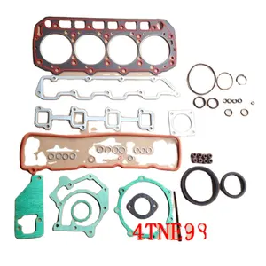 Full set oil seal repair kit for engine auto parts 4TNE98 fit for Yanmar top gasket OEM 729903-92690