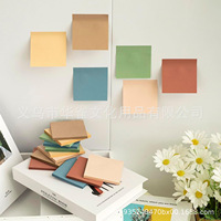 Blocs-notes autocollants fluorescents 3x3 pouces pour étudiants, réutilisables, personnalisables, best-seller