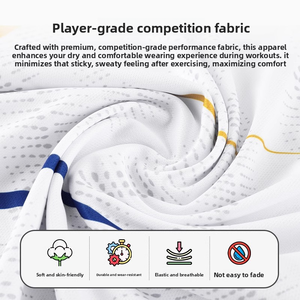 Erkek profesyonel futbol takımı üniformaları çabuk kuruyan yetişkin spor formalar özel baskı Spandex/pamuk çevre dostu - Product Image 5