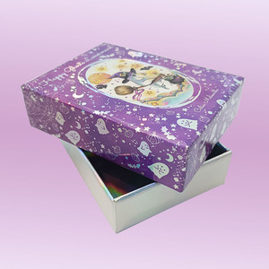 Tùy biến cái nhìn sáng bóng đầy đủ màu sắc in cả bên trong và bên ngoài lớp phủ bóng 70mm * 140mm thẻ Tarot với thiết kế hai mặt - Product Image 6