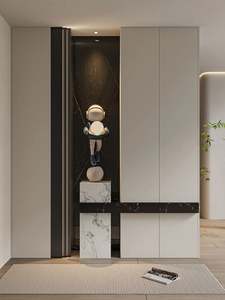 Customized Wooden Shoe Rack <b>Cabinet</b> with Strip Light for Home Indoor <b>Outdoor</b> for Living Room Bedroom Entrance Hall Storage - Product Image 3