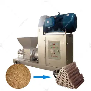 Biomass Sawdust Machine To Make Wood Briquettes barbecue charcoal Screw briquetting press briquette extruder machine