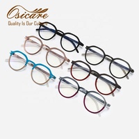 Lunettes de vue sans vis tendance, personnalisables avec logo, montures optiques vintage de créateur pour hommes