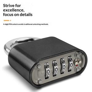 Cadenas à combinaison étanche en <span class=keywords><strong>U</strong></span> à tige longue, antirouille, grand format, pour armoires, portes de maison, entrepôts et extérieur - Product Image 2