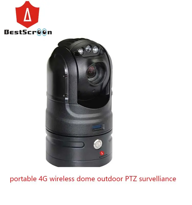 2MP 4G wifi & GPS outdoor fast deployed dome PTZ IP Camera portable 4G WIFI dome PTZ camera