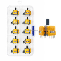 Pièces de rechange pour manettes à effet Hall pour PS4/PS5/XBOX One, stick analogique 3D à effet Hall, lot de 10 pour PS4/PS5