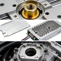 Pièces usinées CNC : Anneaux de couplage PN63, Remplacement de roue M5, Bande structurelle pour perceuse, Pièces usinées CNC Reina Flat Pack