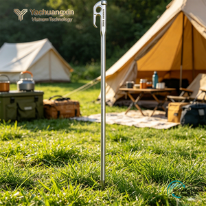 Multi-functional Stainless Steel <b>Tent</b> Peg High-Strength Fixed Rope D-Grip Handle for Outdoor Camping <b>Canopy</b> Nails-Industrial - Product Image 5