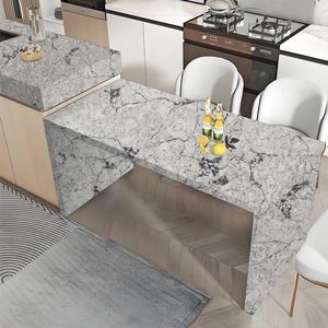 กระเบื้องปูพื้นขนาดใหญ่ทำจากหินควอทซ์ทำจาก PU แบบดั้งเดิมเคาน์เตอร์ครัวโรงแรมทนไฟกันน้ำได้สำหรับติดผนัง - Product Image 5