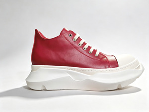 Zapatillas Deportivas de Plataforma con Forma de Pan, de Cuero Blanco y Negro, Punta Redonda, con Cordones Gruesos, para Uso Diario, Casual, Caminar y Deporte - Product Image 4