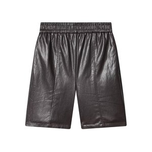 PB&ZA Nuovi Arrivi Primavera 2026: <span class=keywords><strong>Shorts</strong></span> Casual da Donna a Vita Alta in <span class=keywords><strong>Ecopelle</strong></span> Elasticizzata - Product Image 1